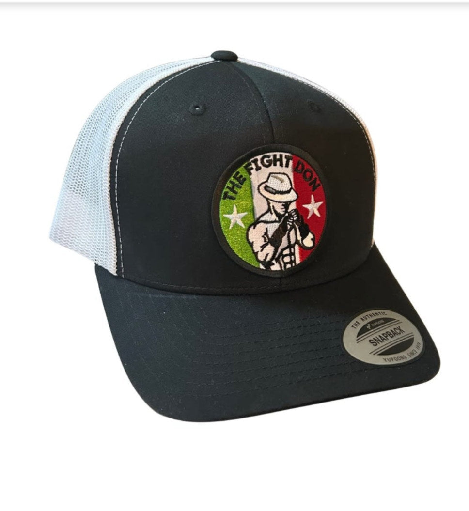 Fight Don Black and White Snap-Back